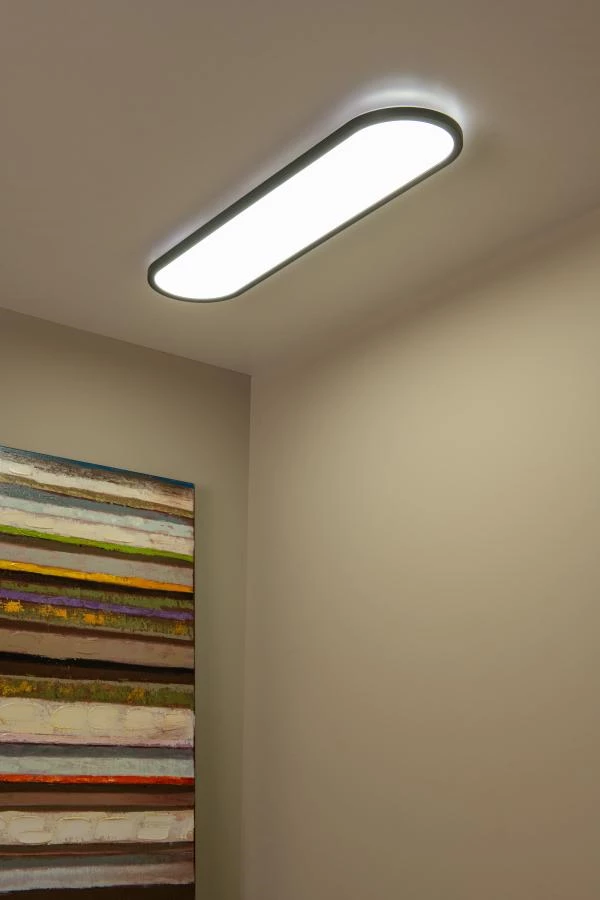Lucide ELLY - Deckenleuchte - LED Dim. - CCT - 1x36W 2700K/4000K - Opal | Essential - Atmosphäre 3